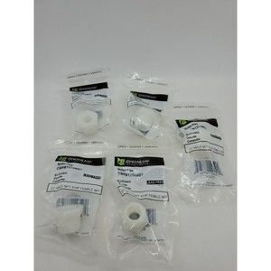 (5-Pk) Green Leaf Bushing White Nylon 1/2" MPT x 1/4" FPT CBRB1214BG1
